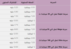 باقات WE SPACE السنوية اشترك في الباقات السنوية من WE SPACE وإدفع حتي 10 شهور فقط